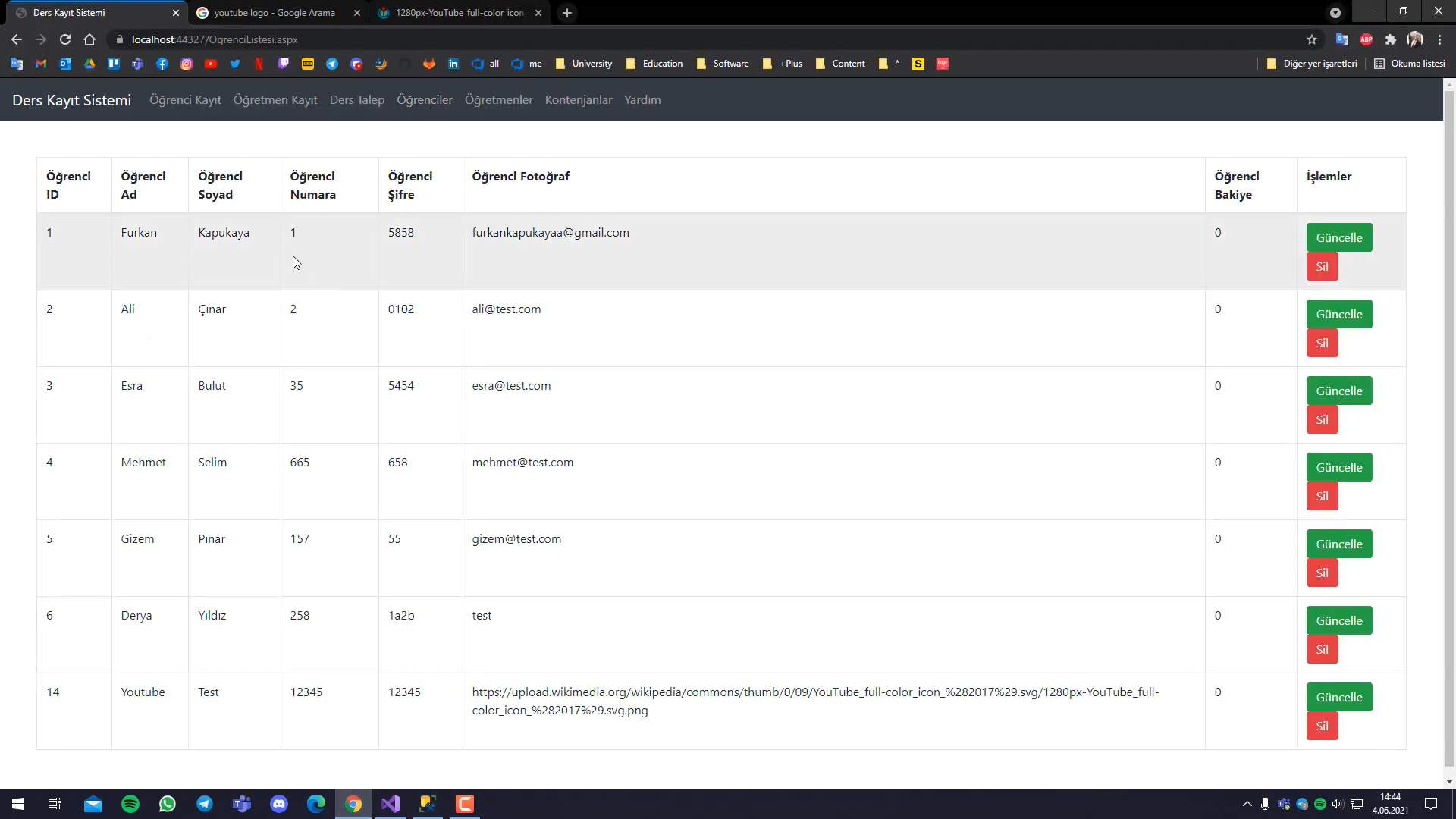 Course Registration Website with Layered Architecture